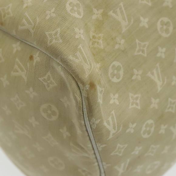 LOUIS VUITTON Monogram Mini Lin Speedy 30 Bag White Dunne M95319 LV Auth fm3945 - Picture 16 of 16
